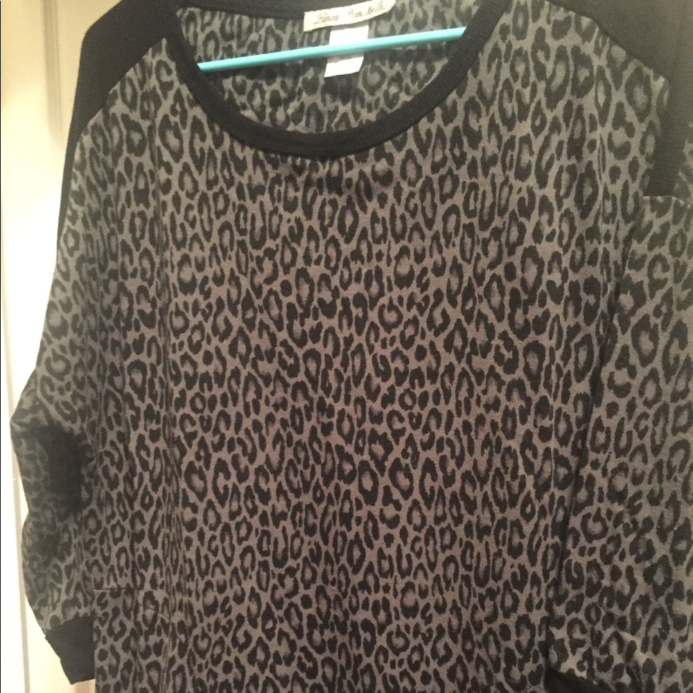 Leopard print sleepshirt